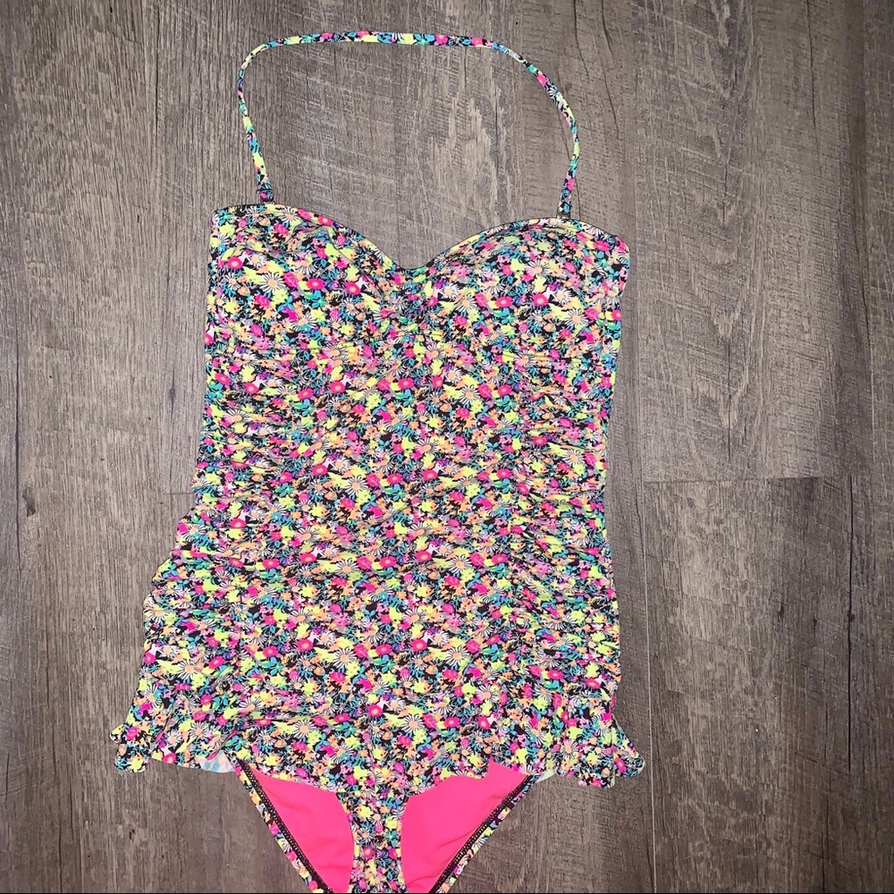 Hobie floral one piece swimsuit